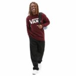 Ανδρικό  Φούτερ χωρίς Κουκούλα Vans Classic Crew-B Σκούρο Κόκκινο