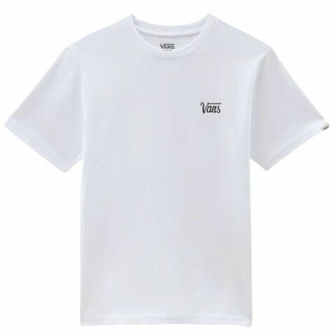 Ανδρική Μπλούζα με Κοντό Μανίκι Vans Mini-Script B Λευκό
