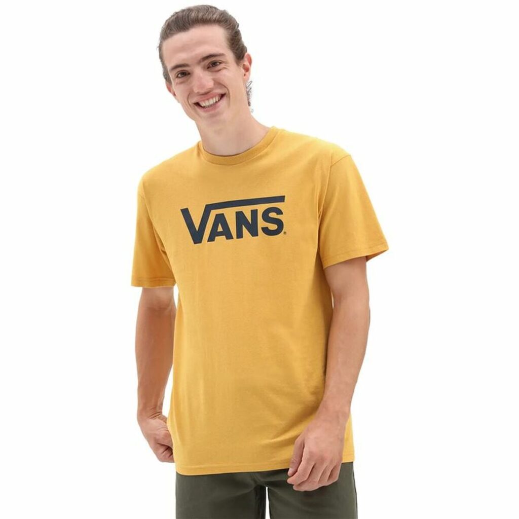 Ανδρική Μπλούζα με Κοντό Μανίκι Vans  Essential Visor Sticker Κίτρινο
