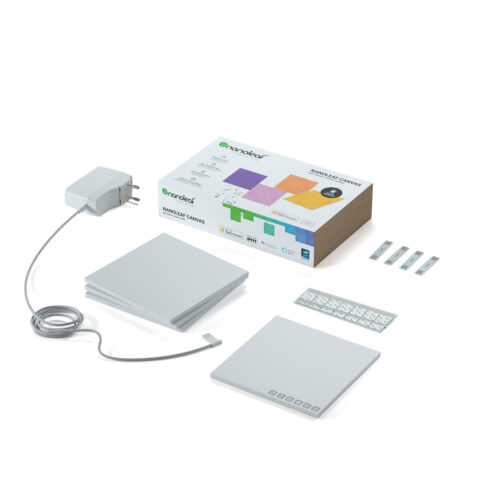 Φωτιστικό Τοίχου Nanoleaf Canvas Starter Kit