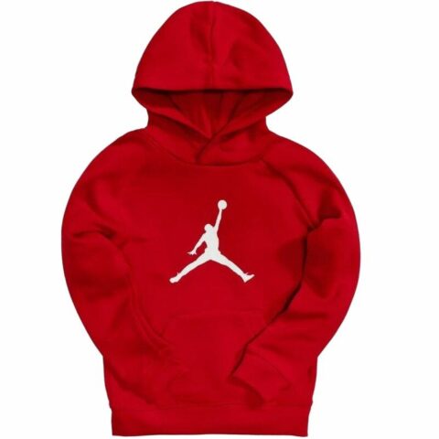 Παιδικό Φούτερ με Κουκούλα Nike Jordan Jumpman Κόκκινο