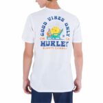 Ανδρική Μπλούζα με Κοντό Μανίκι Hurley Everyday Vacation Λευκό