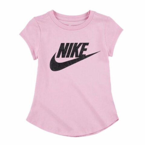 Παιδικό Μπλούζα με Κοντό Μανίκι Nike Futura SS Ροζ