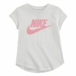 Παιδικό Μπλούζα με Κοντό Μανίκι Nike Futura SS Λευκό