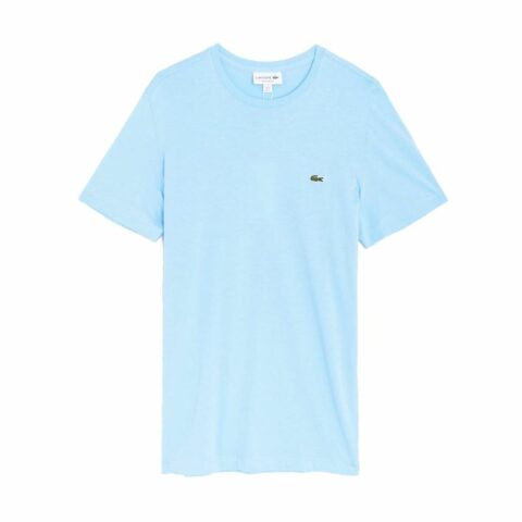 Ανδρική Μπλούζα με Κοντό Μανίκι Lacoste Regular Fit Ανοιχτό Μπλε