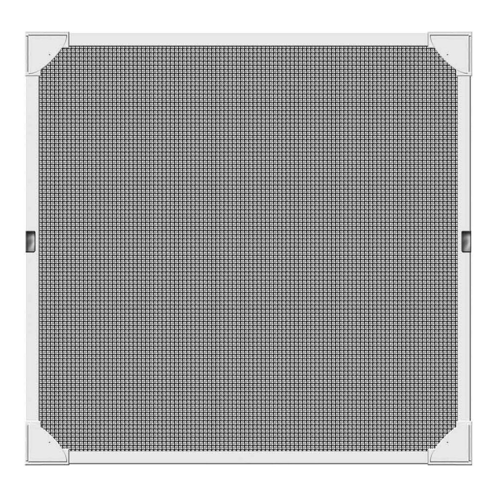 Δίχτυ για κουνουπιέρες Schellenberg Μαγνητική Με πλαίσιο Fiberglass Λευκό (100 x 120 cm)
