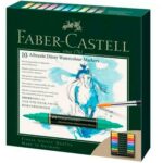 Σετ Μαρκαδόροι Faber-Castell Νερομπογιές θήκη (3 Τεμάχια)
