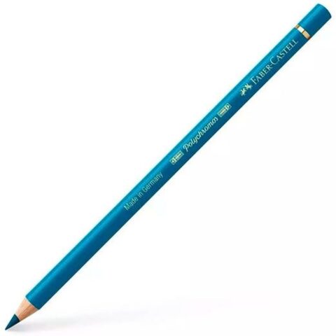 Χρωματιστά μολύβια Faber-Castell Polychromos Τυρκουάζ Μπλε Κοβαλτίου 6 Τεμάχια