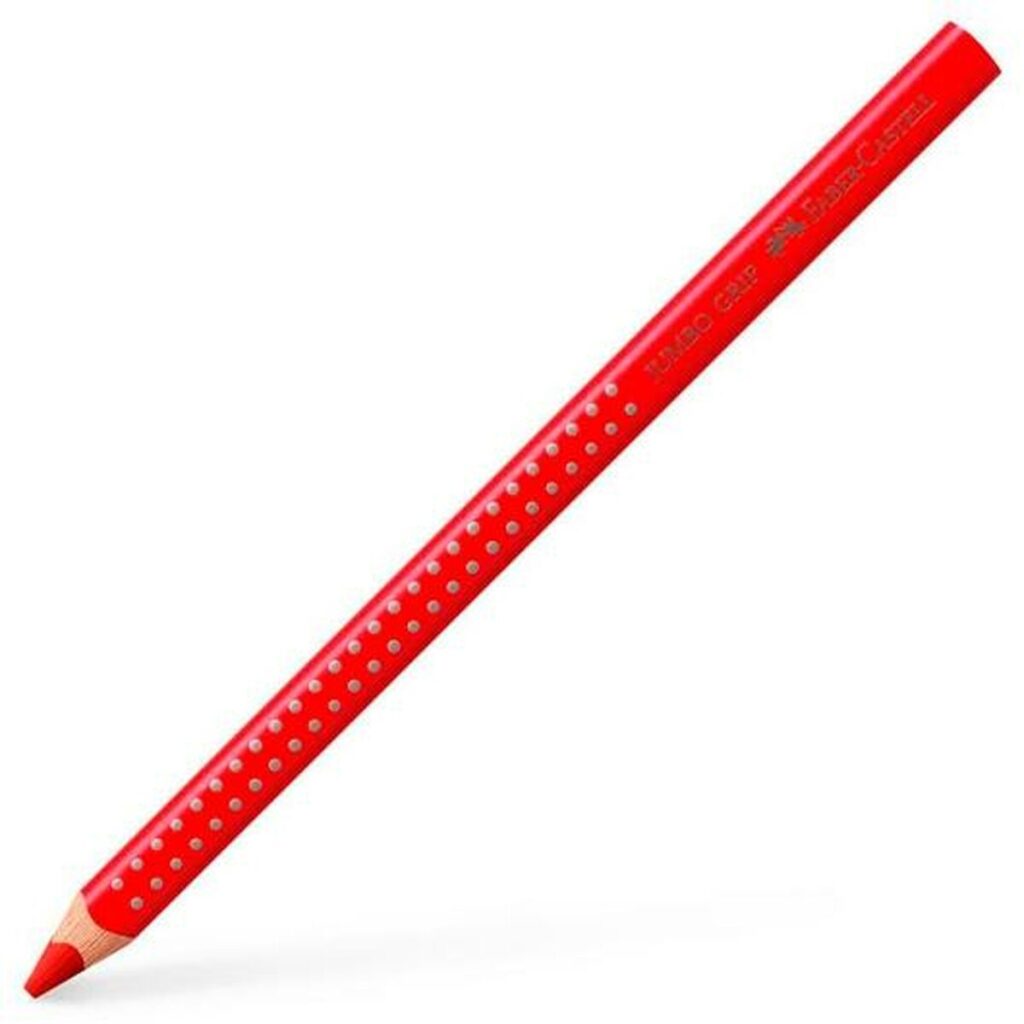Χρωματιστά μολύβια Faber-Castell Κόκκινο (12 Μονάδες)