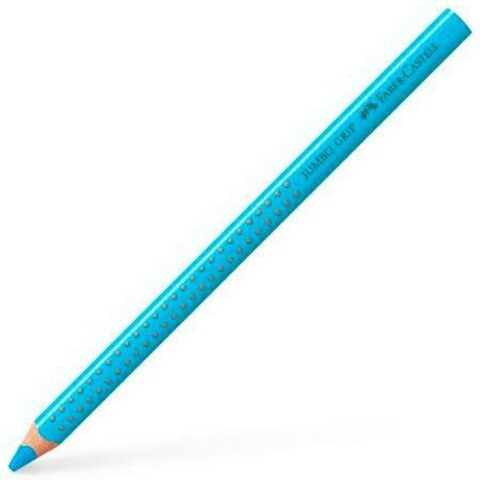 Χρωματιστά μολύβια Faber-Castell Jumbo Grip Μπλε (12 Μονάδες)