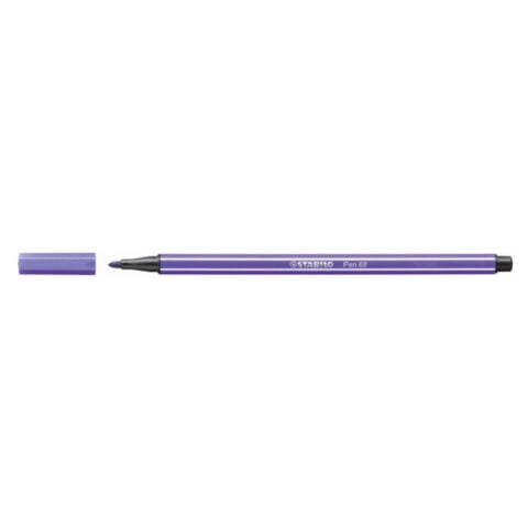 Μαρκαδόροι Stabilo Pen 68 Βιολετί (10 Τεμάχια)
