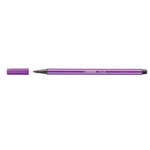 Μαρκαδόροι Stabilo Pen 68 Λιλά (10 Τεμάχια)