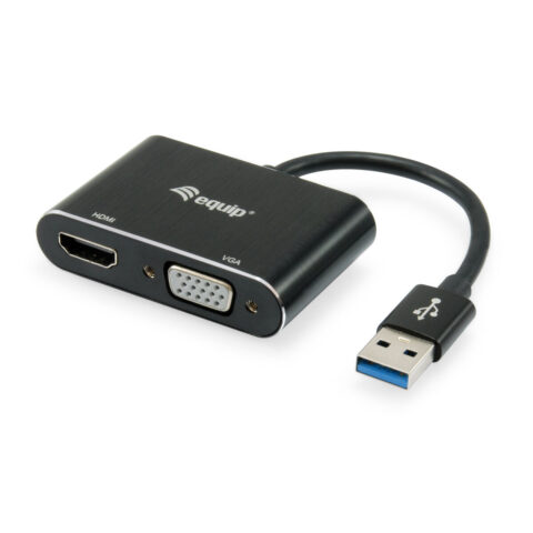 Αντάπτορας USB σε VGA Equip 133386