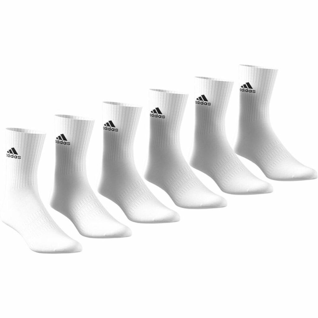 Κάλτσες Adidas Clásicos Cushioned 3 ζευγάρια Λευκό