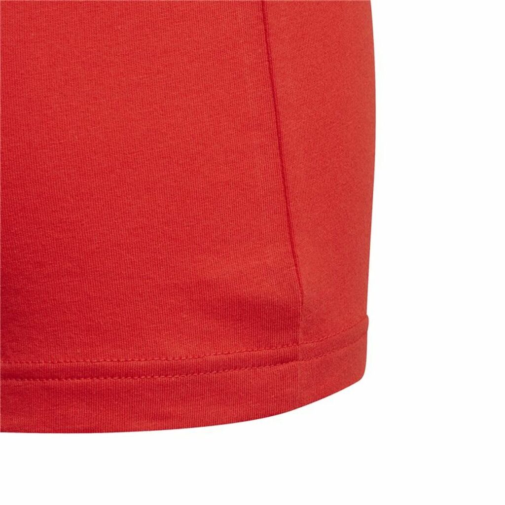 Μπλούζα με Κοντό Μανίκι Adidas Essentials  vivid Κόκκινο