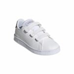 Παιδικά Aθλητικά Παπούτσια Adidas Advantage Velcro Λευκό