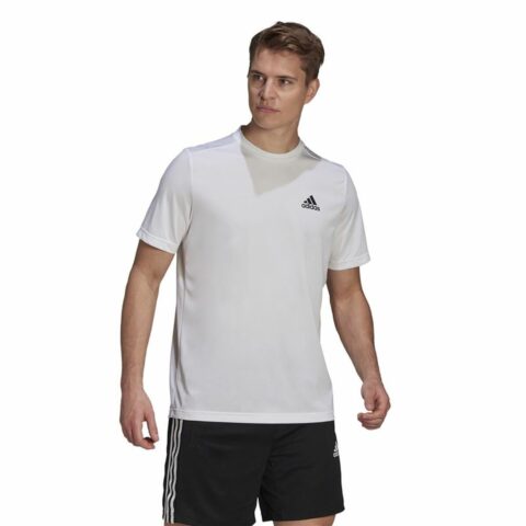 Μπλουζάκι AEROREADY Adidas Designed To Move  Λευκό