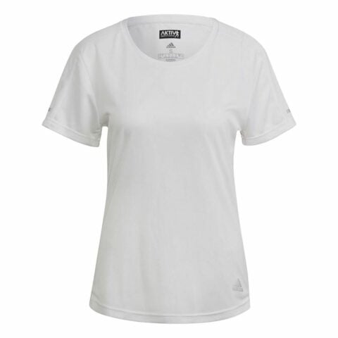 Γυναικεία Μπλούζα με Κοντό Μανίκι Adidas  Run It  Λευκό