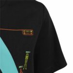 Μπλούζα με Κοντό Μανίκι Adidas Gaming Graphic Μαύρο