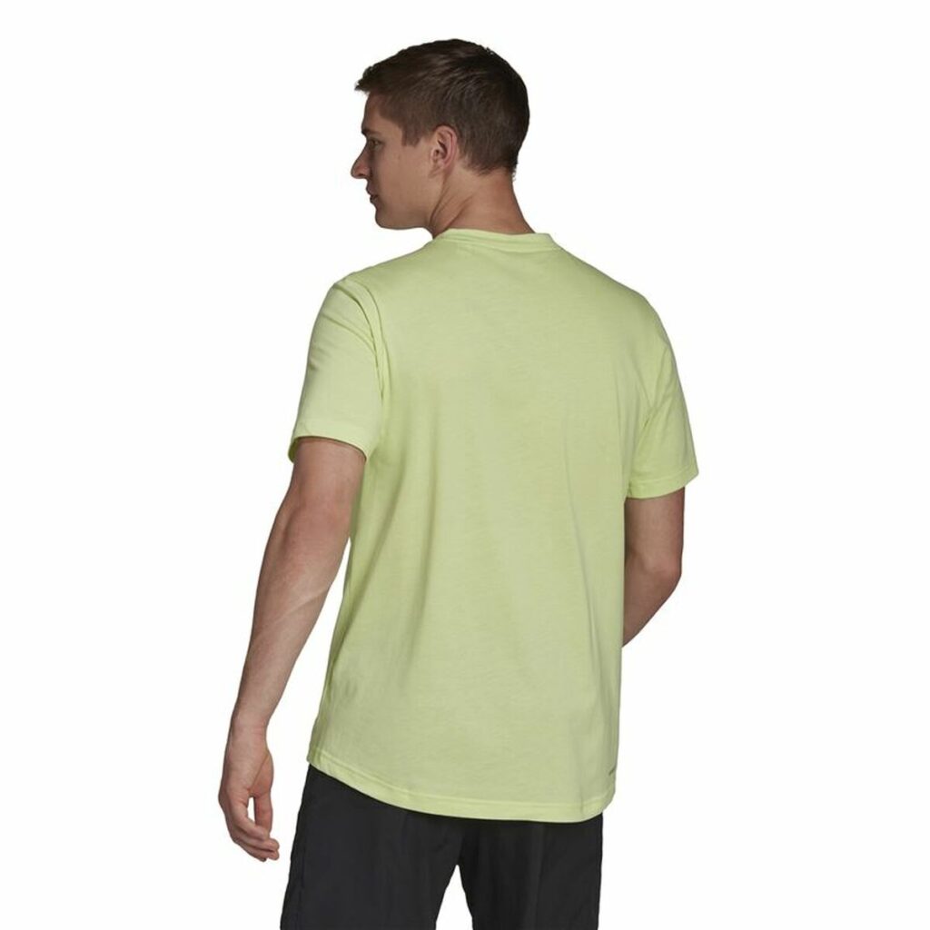 Ανδρική Μπλούζα με Κοντό Μανίκι Adidas Aeroready Designed 2 Move Πράσινο
