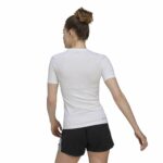 Γυναικεία Μπλούζα με Κοντό Μανίκι Adidas Techfit Training Λευκό
