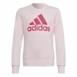 Φούτερ Χωρίς Κουκούλα για Κοριτσάκι Adidas Essentials Ανοιχτό Ροζ