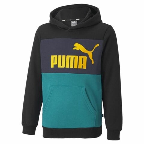 Παιδικό Φούτερ με Κουκούλα Puma Essentials+ Colourblock Youth Μαύρο