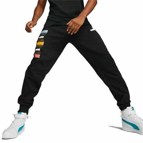 Παντελόνι για Ενήλικους Puma  Logo Repeat  Μαύρο Άντρες