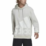 Ανδρικό Φούτερ με Κουκούλα Adidas Essentials Giant Logo Γκρι