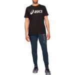 Αθλητικά Παντελόνια για Ενήλικες Asics Big Logo Σκούρο μπλε Άντρες