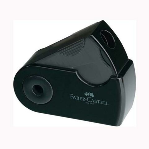 Ξύστρα Faber-Castell Sleeve Mini Μαύρο (12 Μονάδες)