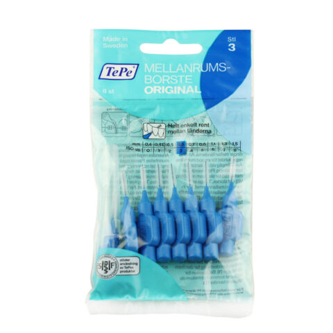 Μεσοδόντια βουρτσάκια Tepe Μπλε (8 Τεμάχια)