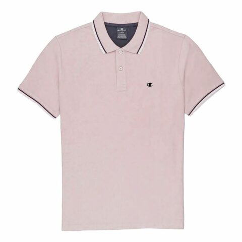 Ανδρική Μπλούζα Polo με Κοντό Μανίκι Champion Sportswear Ροζ