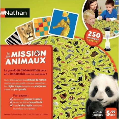 Επιτραπέζιο Παιχνίδι Nathan Mission animaux (FR)