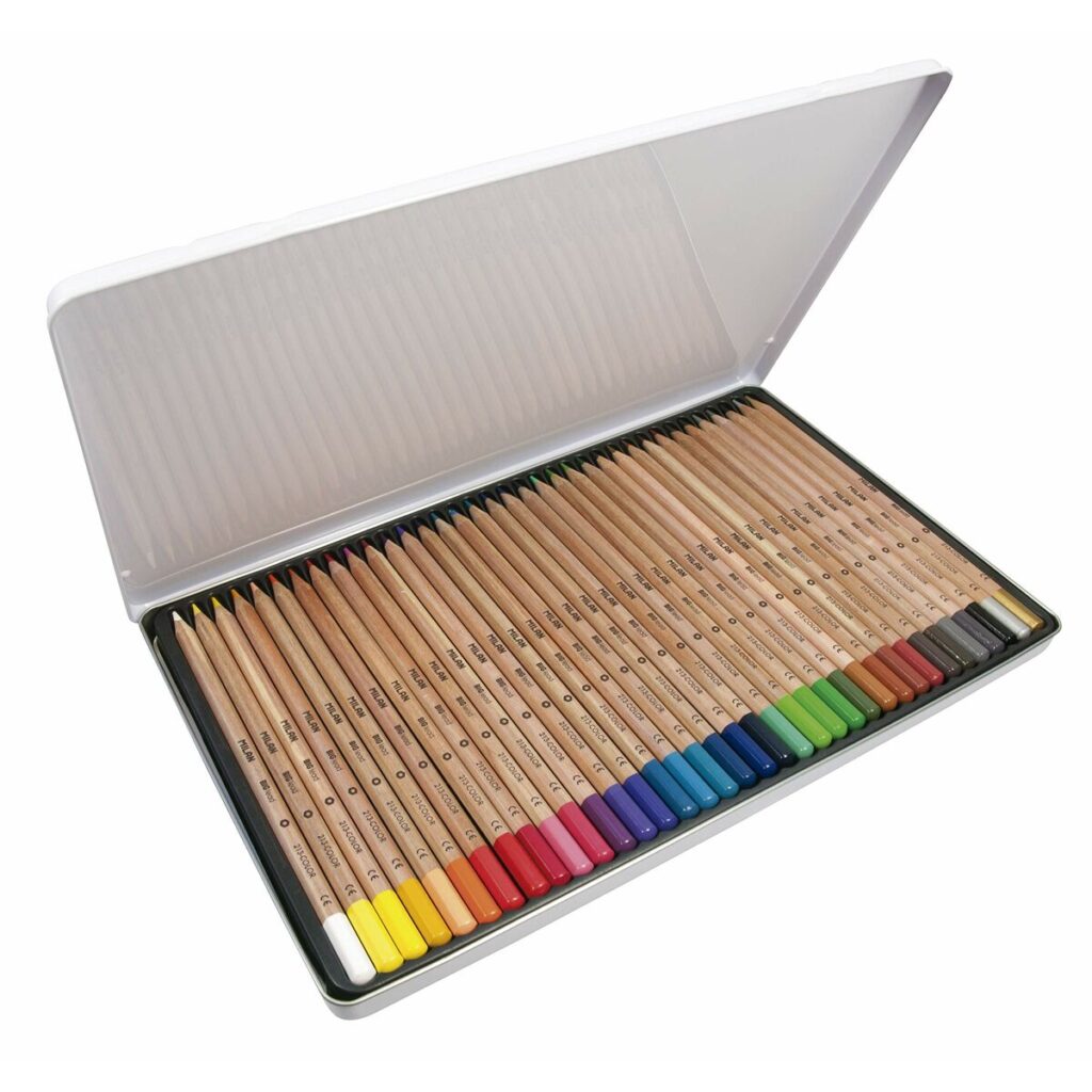 Χρωματιστά μολύβια Milan Πολύχρωμο 36 Τεμάχια