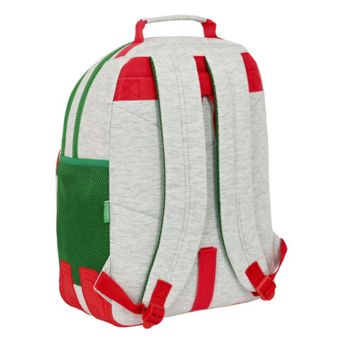 Σχολική Τσάντα Benetton Pop Γκρι (32 x 42 x 15 cm)