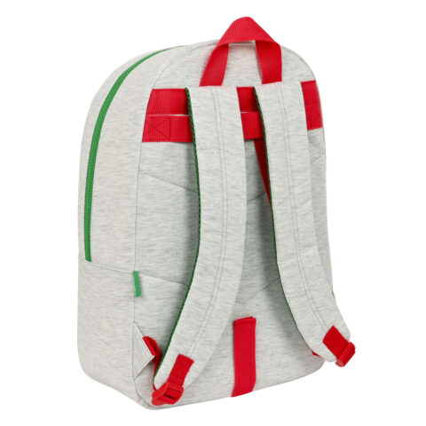 Σχολική Τσάντα Benetton Pop Γκρι (30 x 46 x 14 cm)