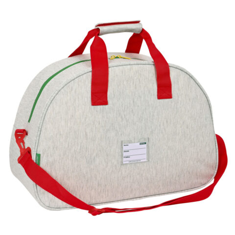 Αθλητική Tσάντα Benetton Pop Γκρι (48 x 33 x 21 cm)