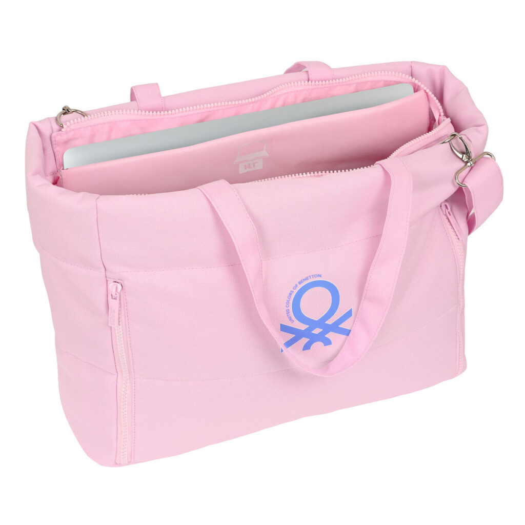 Θήκη για Laptop Benetton Pink Ανοιχτό Ροζ (54 x 31 x 17 cm)