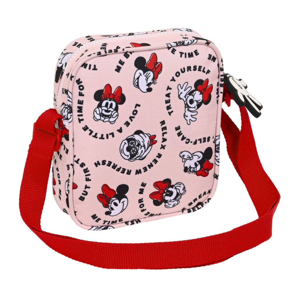 Τσάντα Ώμου Minnie Mouse Me time (16 x 18 x 4 cm)