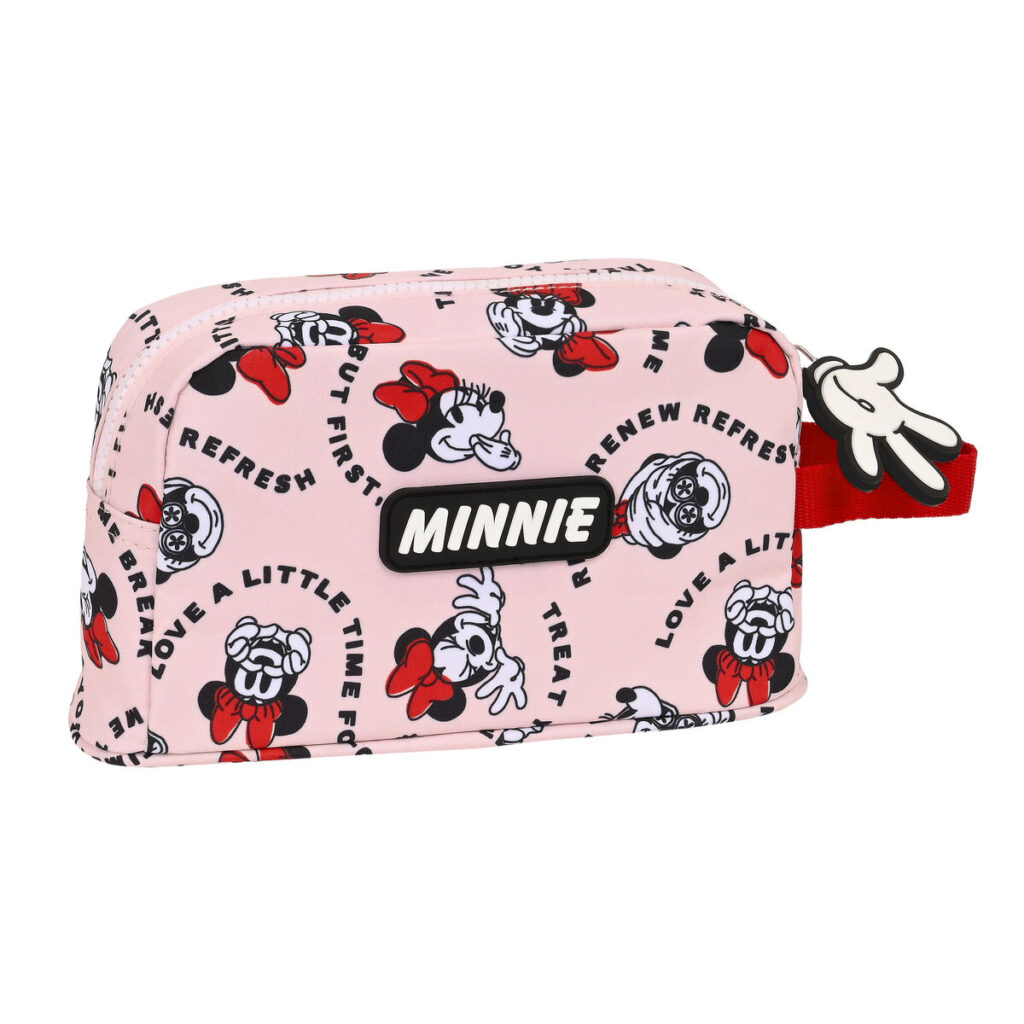θερμική Θήκη Μεταφοράς Σνακ Minnie Mouse Me time 21.5 x 12 x 6.5 cm Ροζ