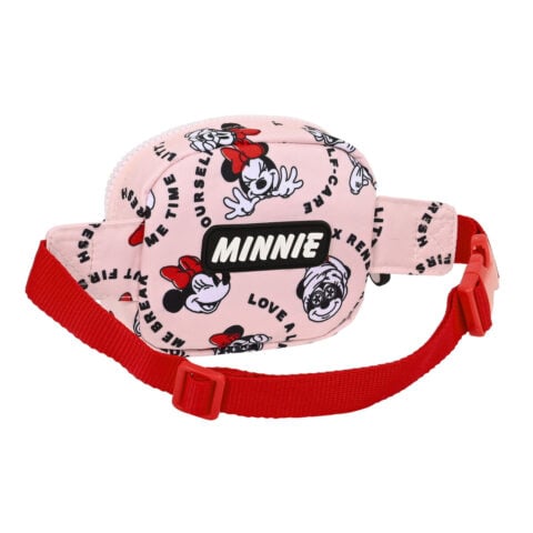 Τσάντα Mέσης Minnie Mouse Me time 14 x 11 x 4 cm Ροζ
