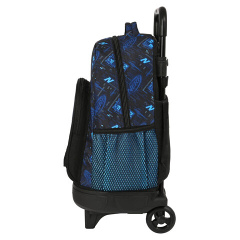 Σχολική Τσάντα με Ρόδες Nerf Boost Μαύρο (33 x 45 x 22 cm)