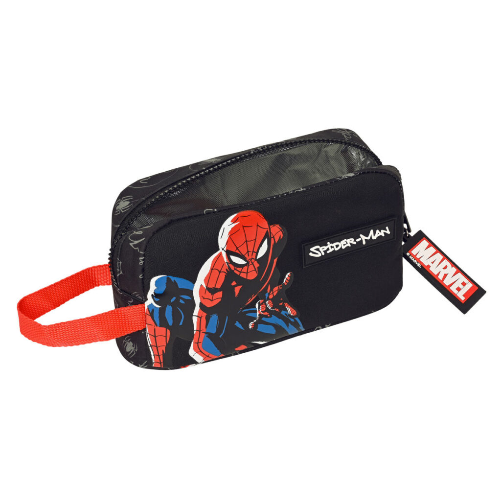 θερμική Θήκη Μεταφοράς Σνακ Spiderman Hero 21.5 x 12 x 6.5 cm Μαύρο