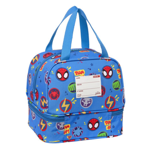 Τσάντα Γεύματος Spider-Man Team up Μπλε 20 x 20 x 15 cm