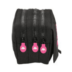 Τριπλή Κασετίνα Kappa Black and pink Μαύρο (21