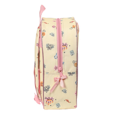Παιδική Τσάντα Princesses Disney Magical Μπεζ Ροζ (22 x 27 x 10 cm)