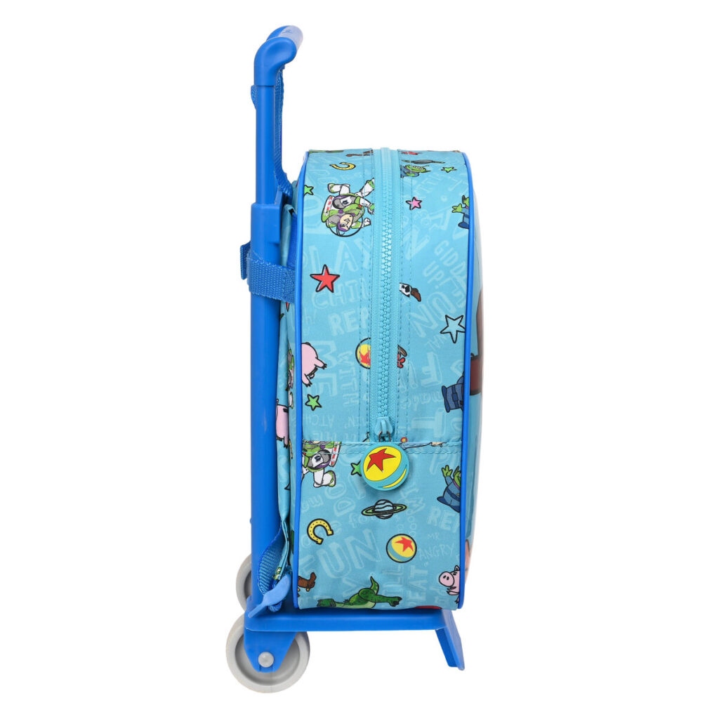Σχολική Τσάντα με Ρόδες Toy Story Ready to play Ανοιχτό Μπλε (22 x 27 x 10 cm)