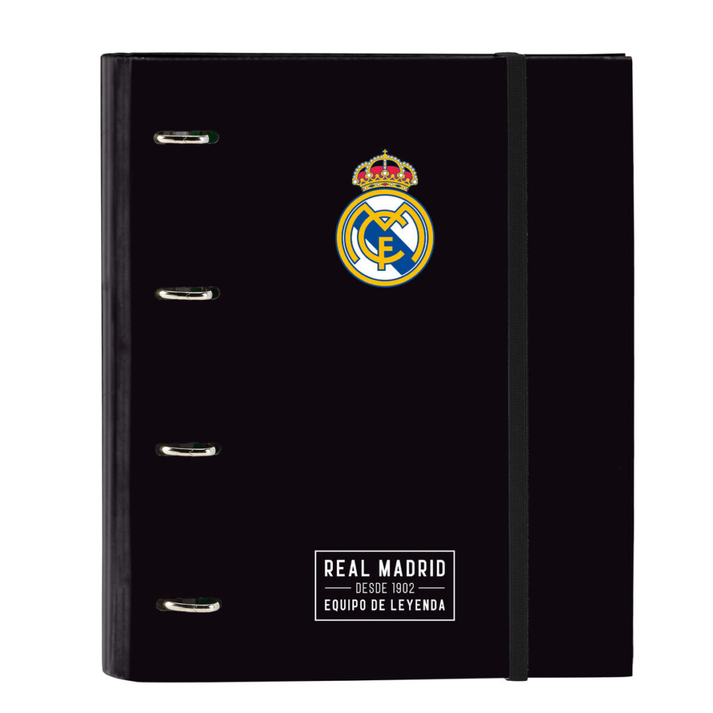 Φάκελος δακτυλίου Real Madrid C.F. Corporativa Μαύρο (27 x 32 x 3.5 cm)