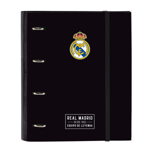 Φάκελος δακτυλίου Real Madrid C.F. Corporativa Μαύρο (27 x 32 x 3.5 cm)